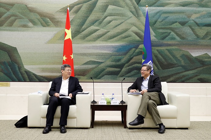 錢智民會(huì)見(jiàn)內(nèi)蒙古自治區(qū)黨委常委、通遼市委書(shū)記孟憲東