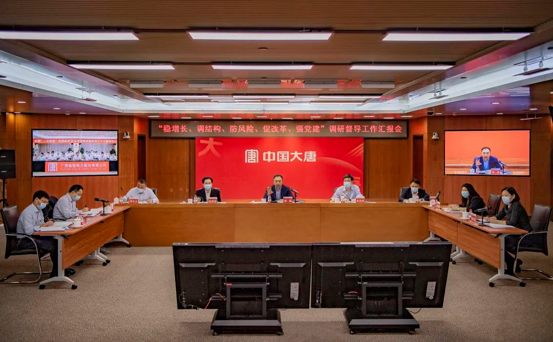 鄒磊調研督導桂冠電力“穩(wěn)增長、調結構、防風險、促改革、強黨建”工作
