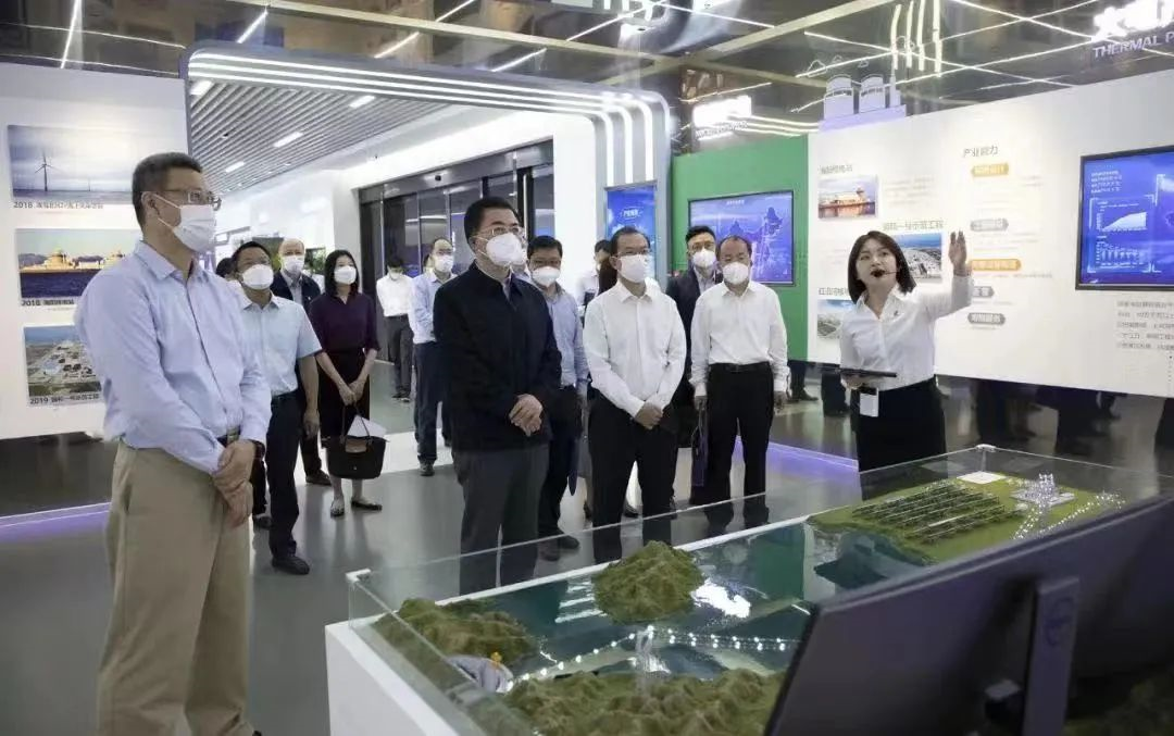 國務院國資委黨委委員、副主任翁杰明到國家電投督導工作