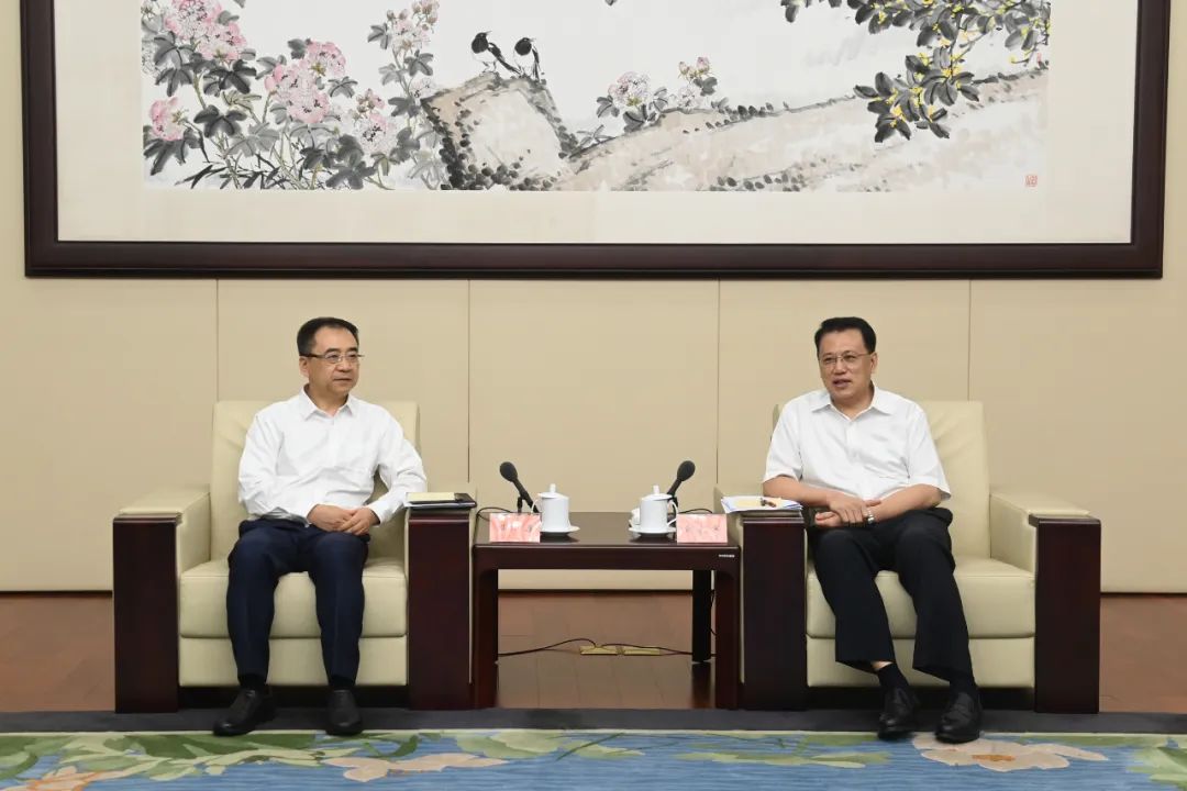 大唐集團公司黨組書記、董事長鄒磊拜會浙江省委書記、省人大常委會主任袁家軍