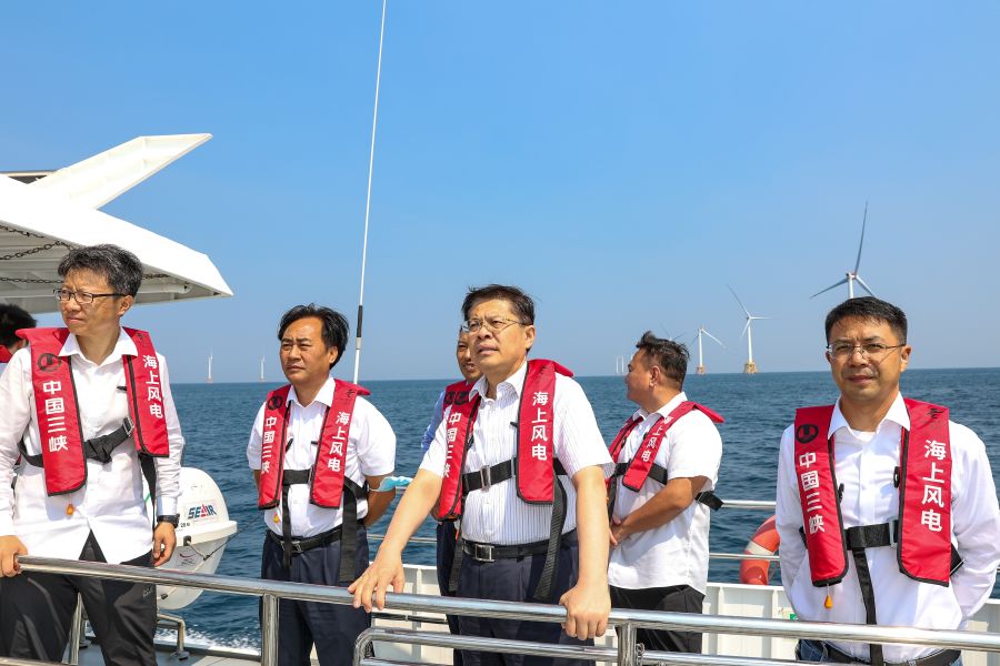 韓君赴廣東陽江、福建福州調(diào)研三峽集團海上風(fēng)電項目