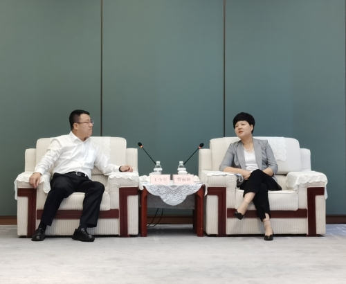 王小軍拜會(huì)廣西壯族自治區(qū)黨委常委、常務(wù)副主席蔡麗新