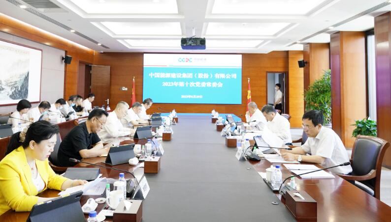 中國(guó)能建黨委集中學(xué)習(xí)習(xí)近平總書記近期重要講話、重要指示批示精神