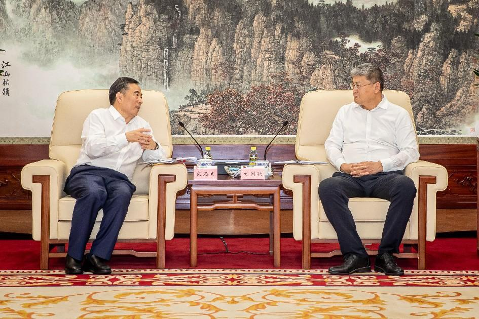 國家能源集團(tuán)黨組書記、董事長劉國躍會(huì)見中國能建黨委書記、董事長宋海良