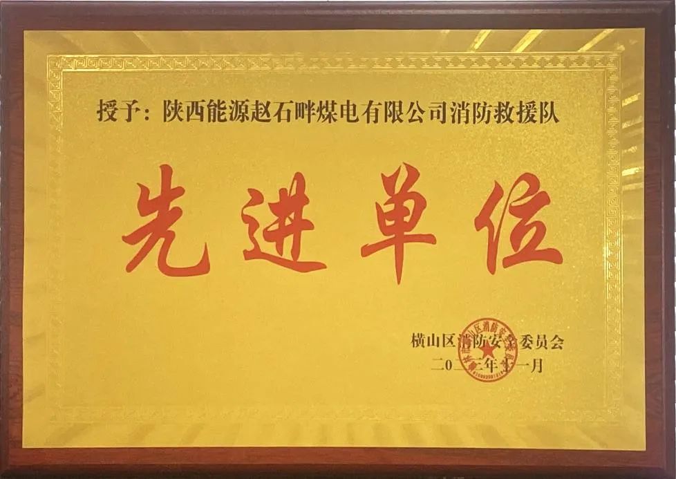 優(yōu)秀！再續(xù)輝煌！陜投集團(tuán)趙石畔煤電消防工作又獲表彰