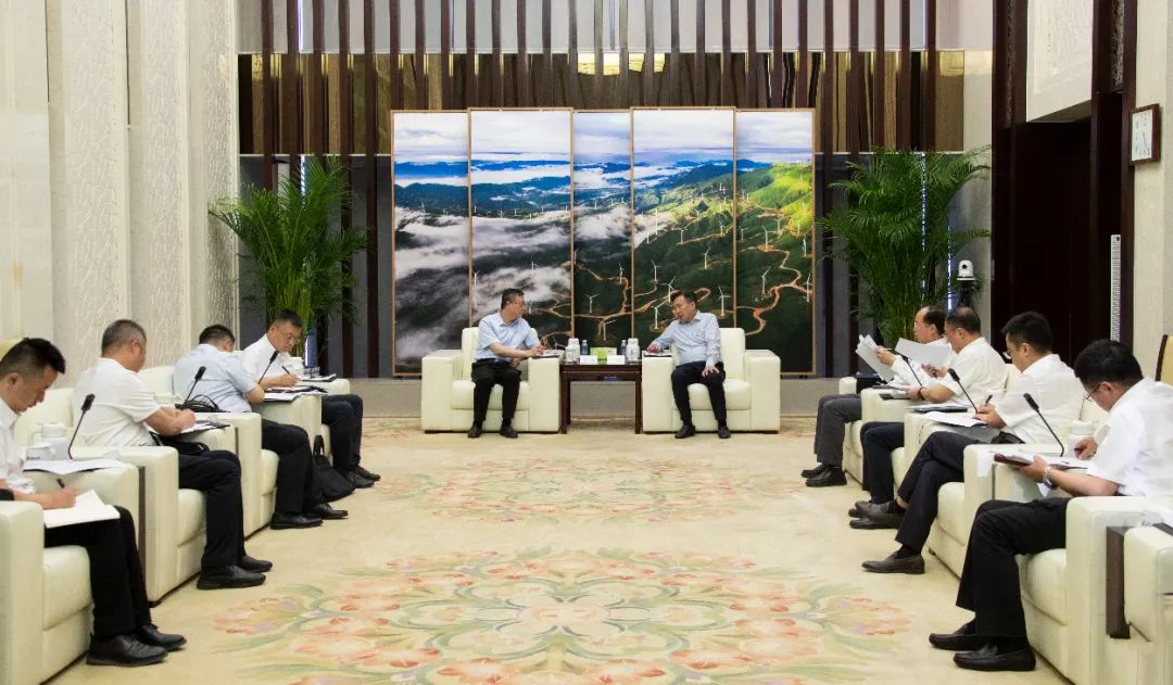 國家電投黨組書記、董事長劉明勝會見貴州省委常委、遵義市委書記李睿