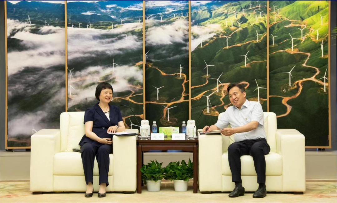運(yùn)達(dá)股份黨委書記、董事長高玲拜訪國家電投黨組書記、董事長劉明勝