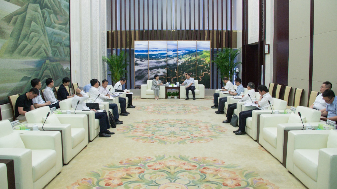 國家電投黨組書記、董事長劉明勝會見江蘇省委常委、南京市委書記韓立明