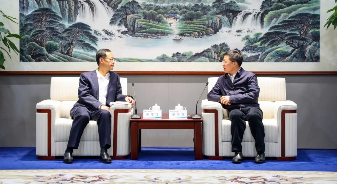 中國(guó)電氣裝備黨委書記、董事長(zhǎng)李洪鳳會(huì)見交通銀行黨委副書記、行長(zhǎng)張寶江
