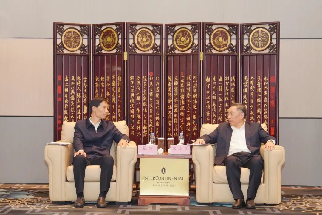中國(guó)能建黨委書記、董事長(zhǎng)宋海良與菏澤市委書記張倫會(huì)談